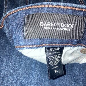 Express barely boot Stella 2r low rise